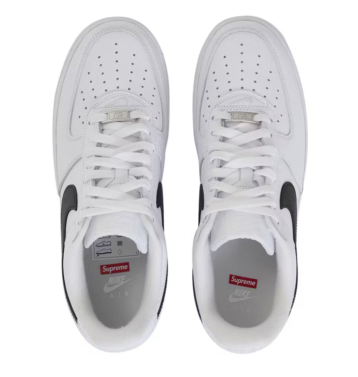 Nike Air Force 1 Low Supreme White Black