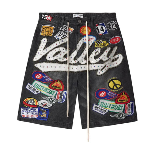 Vale Forever 1980s Jorts (Black)