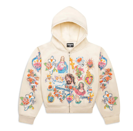 Righteous Risen Zip Up Cream