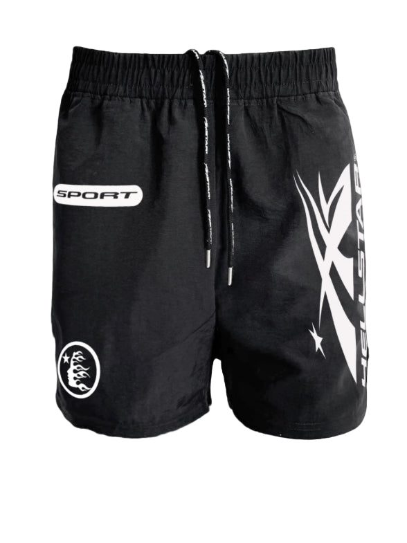 Hellstar Tri-Logo Athletic Shorts