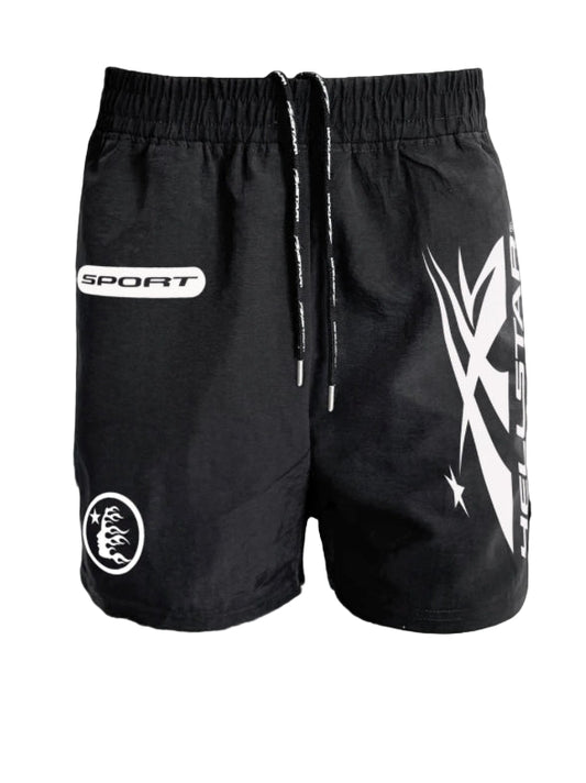Hellstar Tri-Logo Athletic Shorts