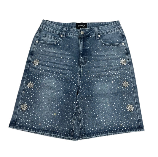 Fraternal Washed Blue Astro Jorts