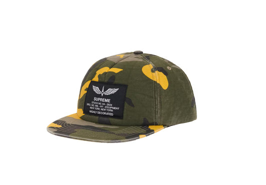 Supreme Yellow Camp Surplus 5 Panel Option Hat
