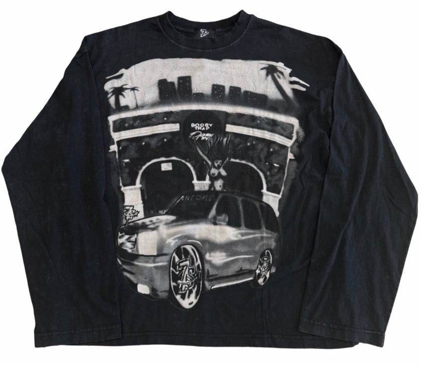 Triple Sevens Booby Trap L/s Tee Black