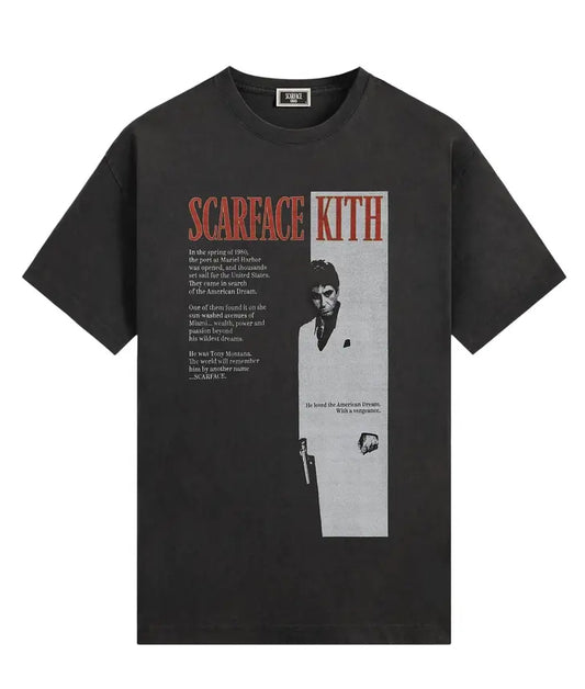 Kith For Scarface Film poster Vintage Tee “Black”