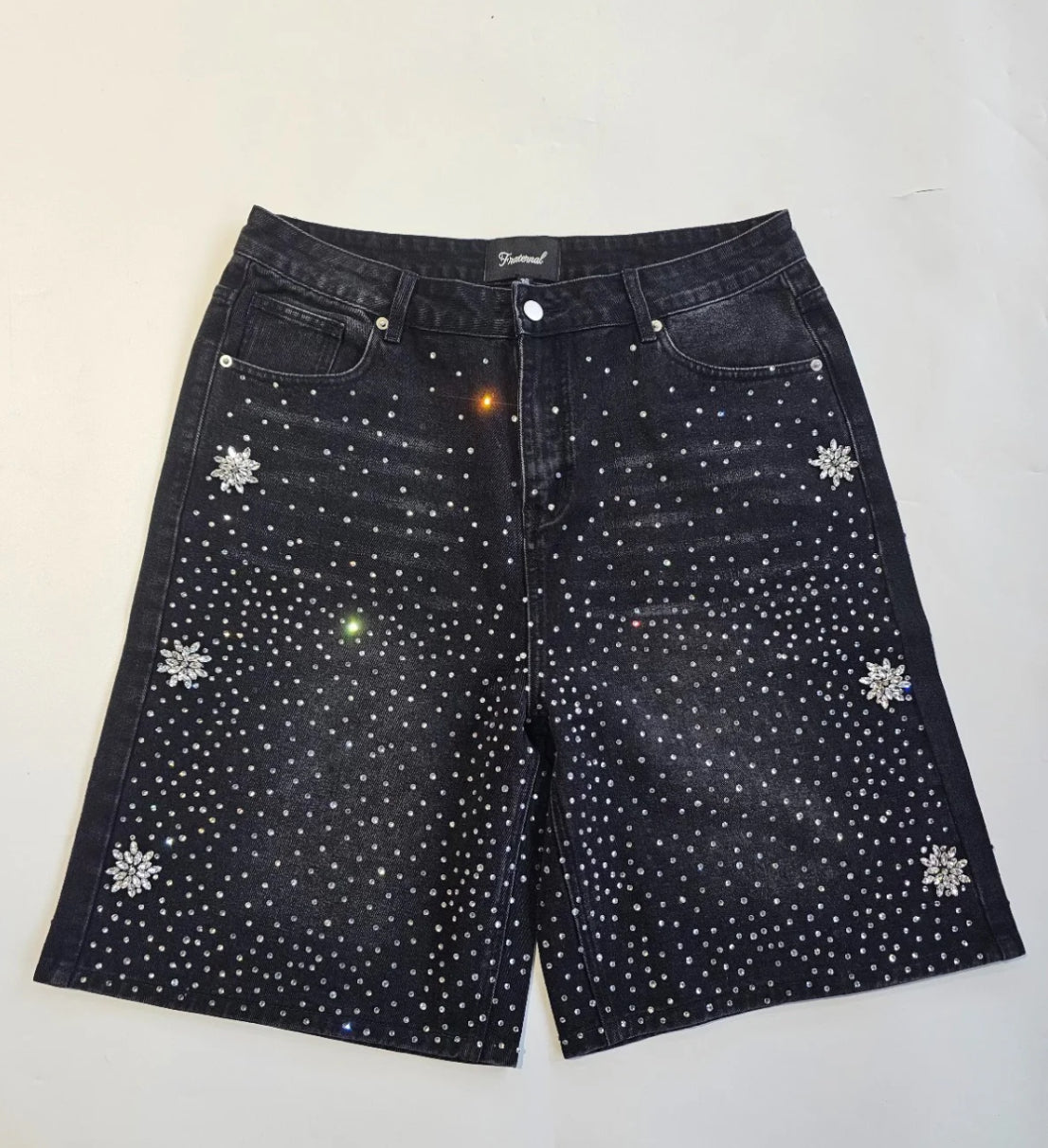 Fraternal Washed Black Astro Jorts