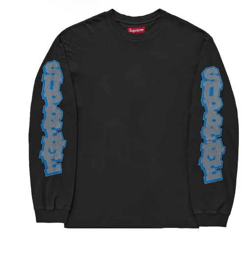 Supreme Cracked L/s Blue