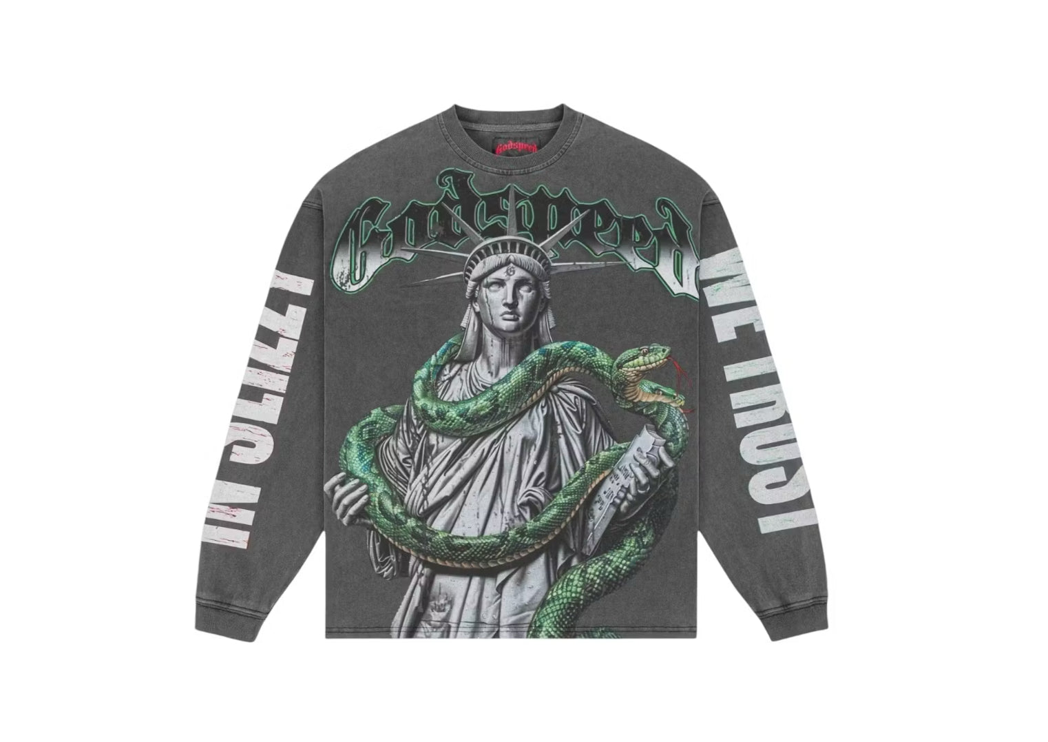 Godspeed Top 5 Slizzy L/S (Grey Wash) – In-Stock Sneakers