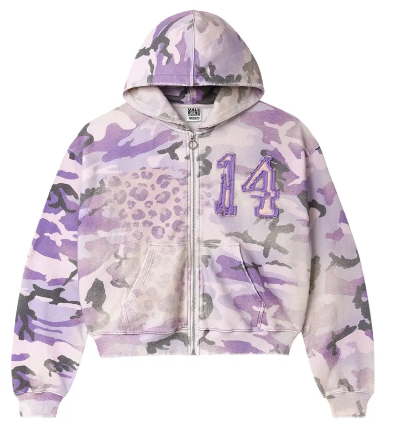 Vale Forever Purple Wayne Zip Hoodie