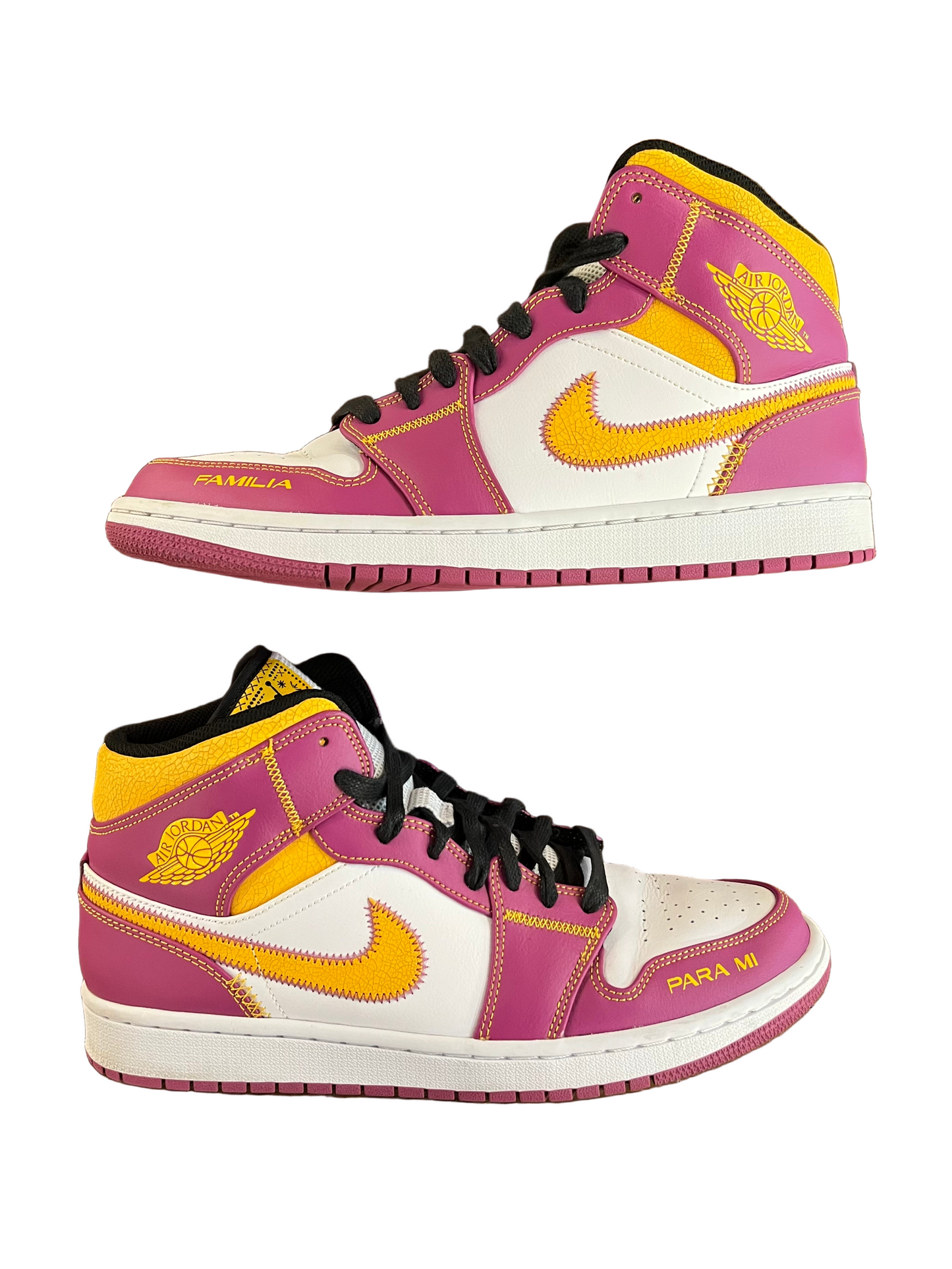 Preowned Jordan 1 Mid Dia de Los Muertos sz. 10.5