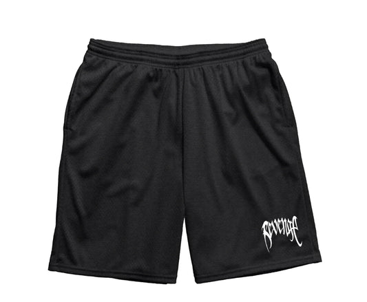 Revenge Classic Mesh Shorts (Black/White)