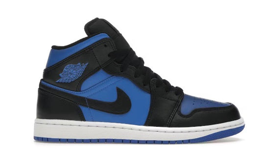 Jordan 1 Mid Black Royal Blue