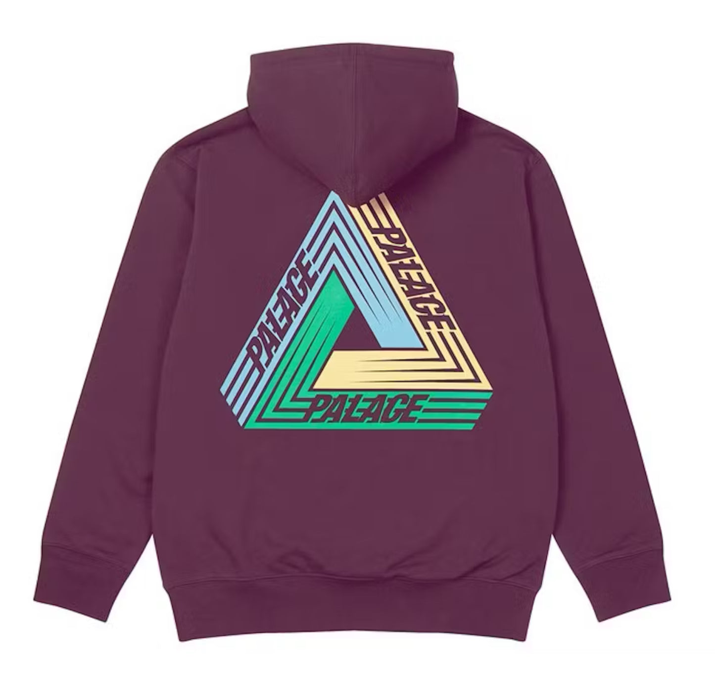 Palace Tri Dart Hoodie Burgundy