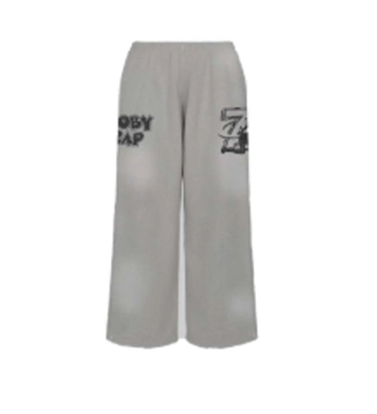 Triple 7 Trap Logo Sweatpants Grey
