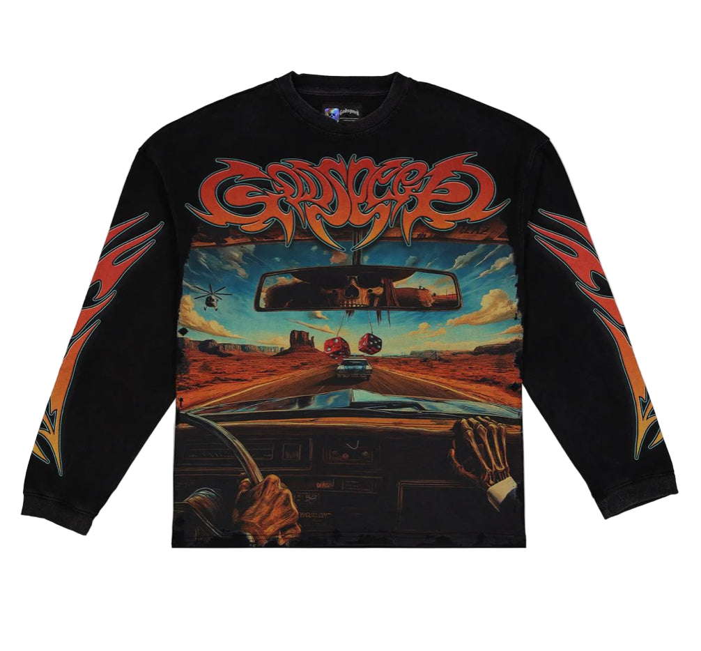 Godspeed On The Run L/S (Black Wash)