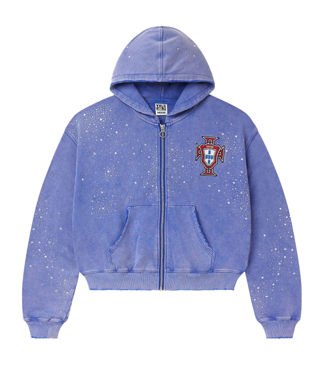 Vale Forever Sea Cluster Zip Up Hoodie