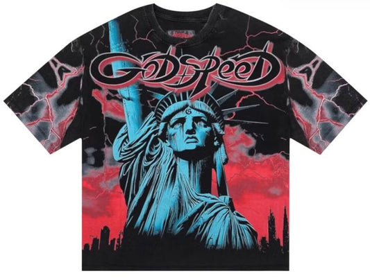 Godspeed Voltage LA Red Tee