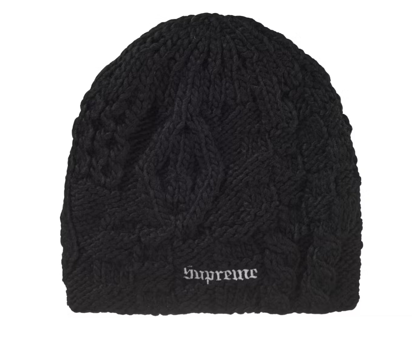 Supreme Block Knit Beanie Black