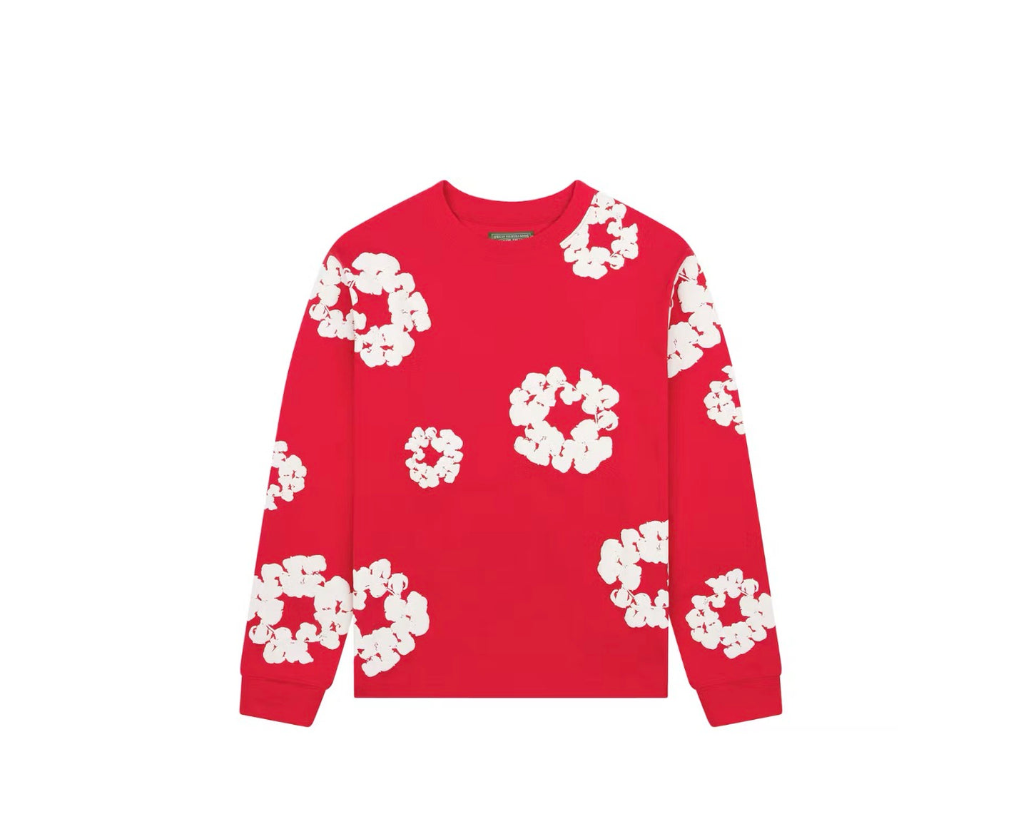 Denim Tears Cotton Wreath Sweater Red