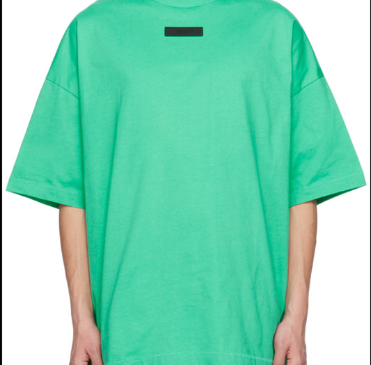 Green essentials crew neck