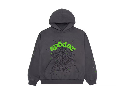Sp5der Hoodie Slate Grey
