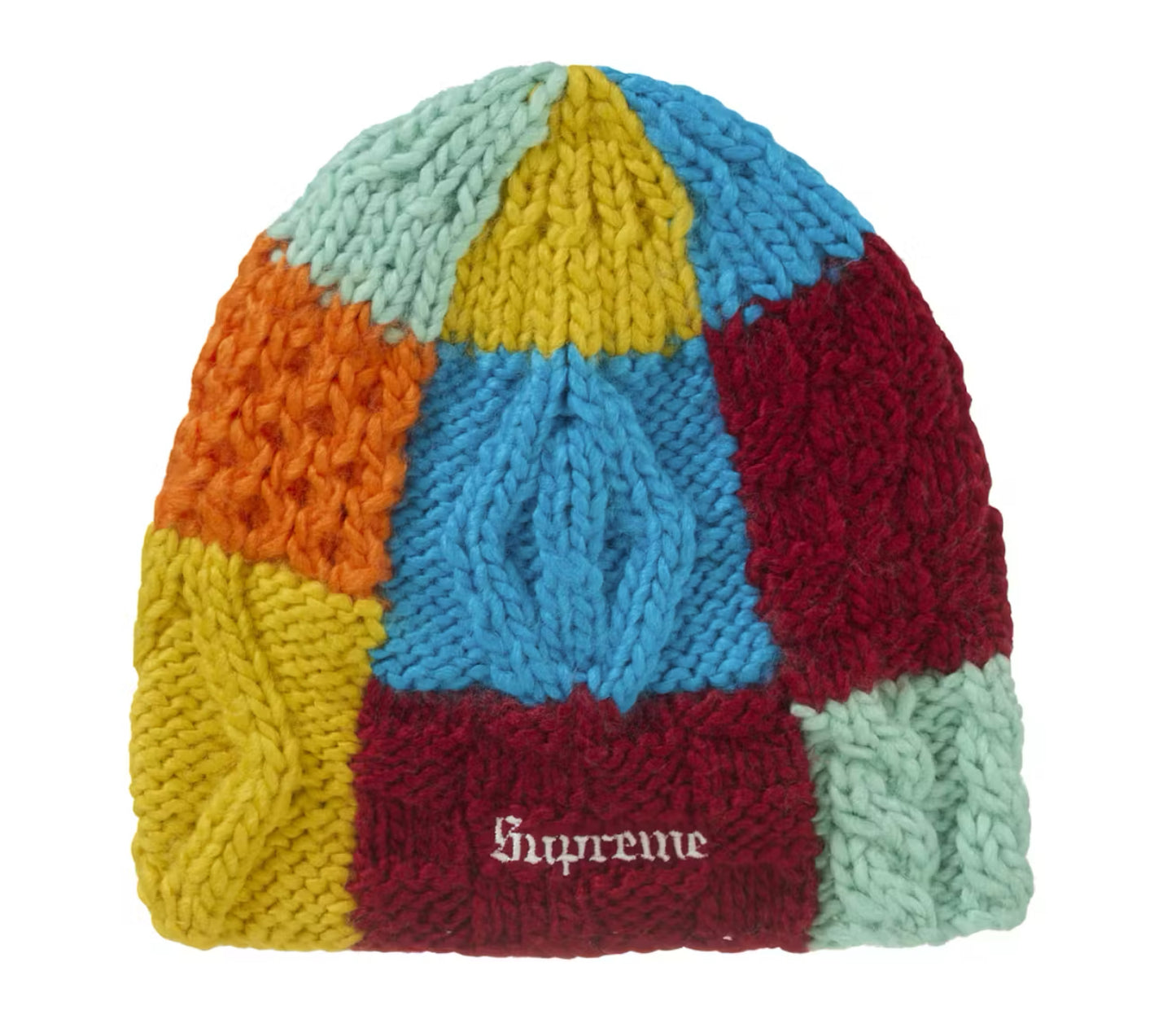Supreme Block Knit Beanie Multi