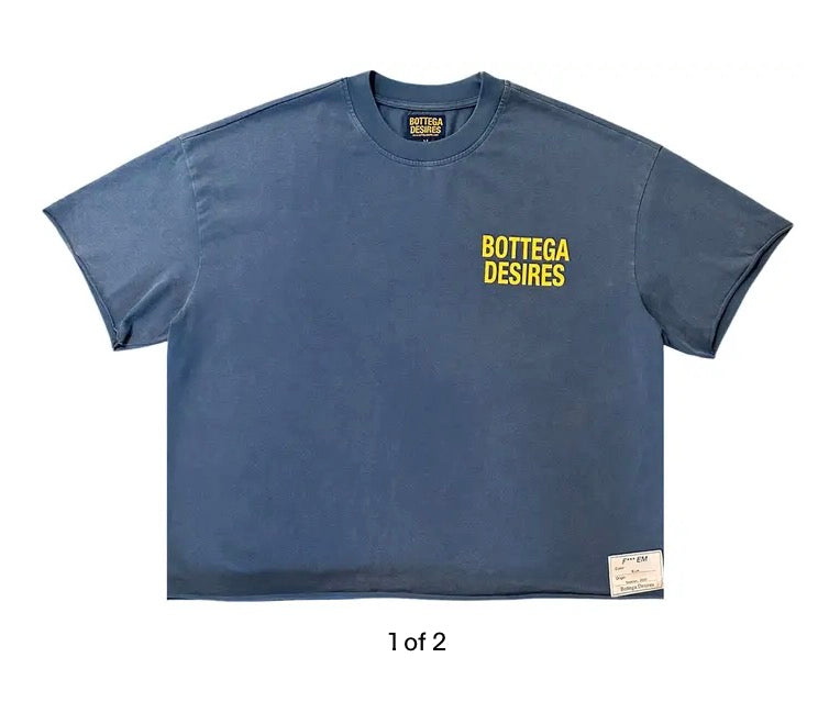 Bottega Fu*ck Em Tee Blue