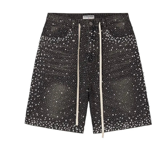 Vale Forever Rainstorm Jean Shorts (Black)