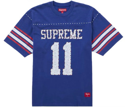 Supreme Studded S/S Football Top Blue