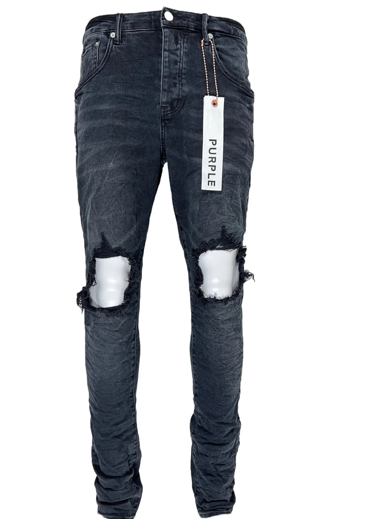 Purple Brand Jeans Black Wash Blowout