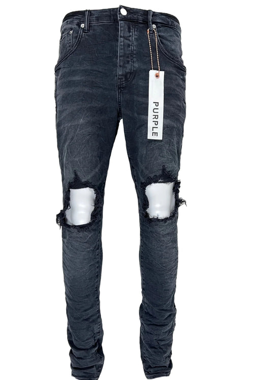 Purple Brand Jeans Black Wash Blowout