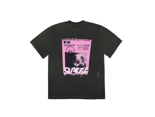 Travis Scott Cactus Jack for Fragment Pink Sunrise Tee