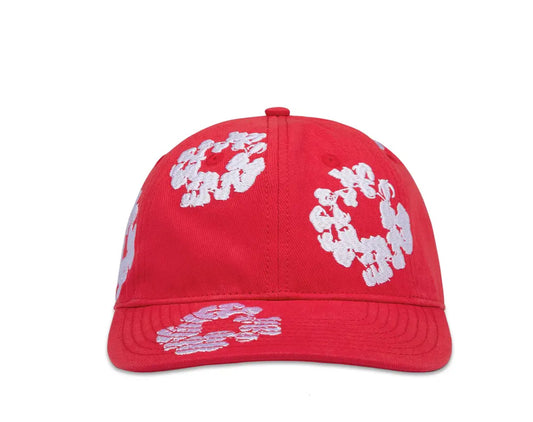 Denim Tears The Cotton Wreath Cap (Red)