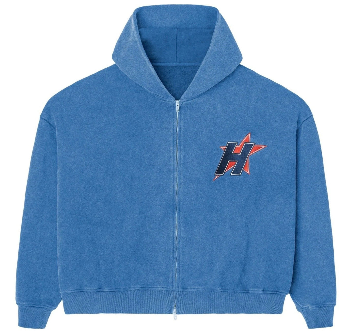 HMDD H-Star Blue Zip Up Hoodie