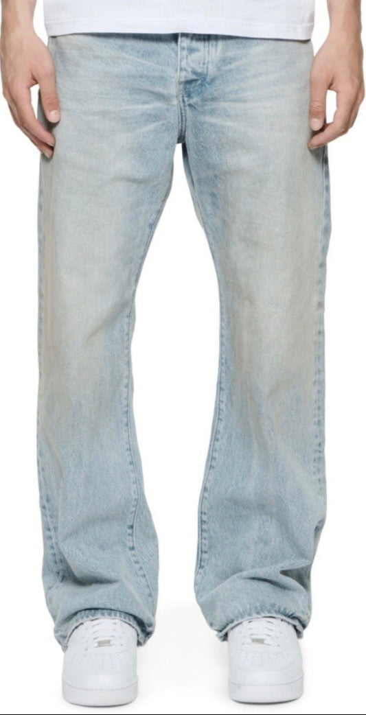 Purple light Indigo baggy jeans