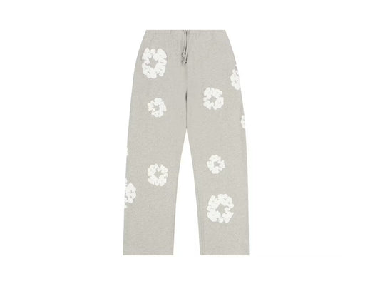 Denim Tears Cotton Wreath Baggy Sweatpants Grey