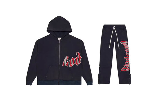 Godspeed OG Logo V2 Sweatsuit Black/Red