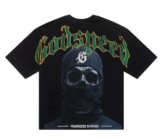 Godspeed Balaclava Szn Tee (Green/Black)