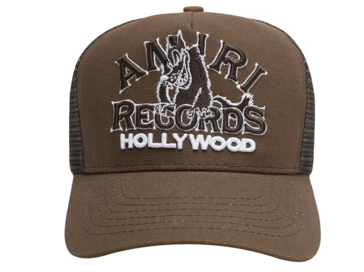 Amiri Records Full Canvas Hat
