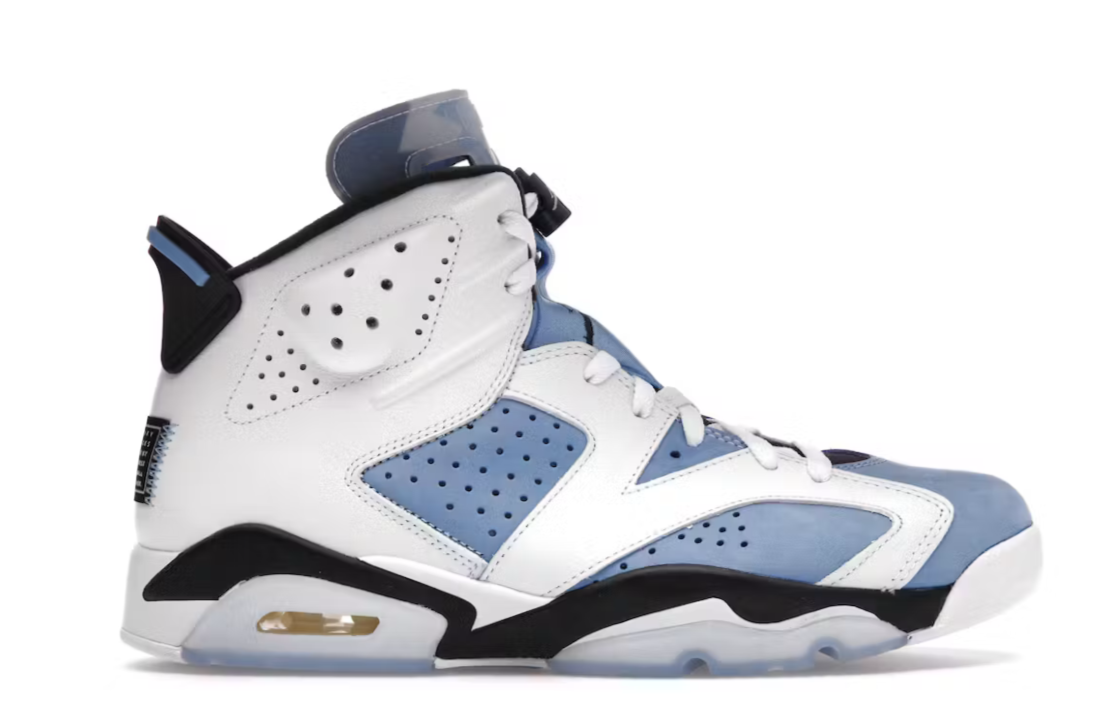 Jordan 6 Retro UNC White