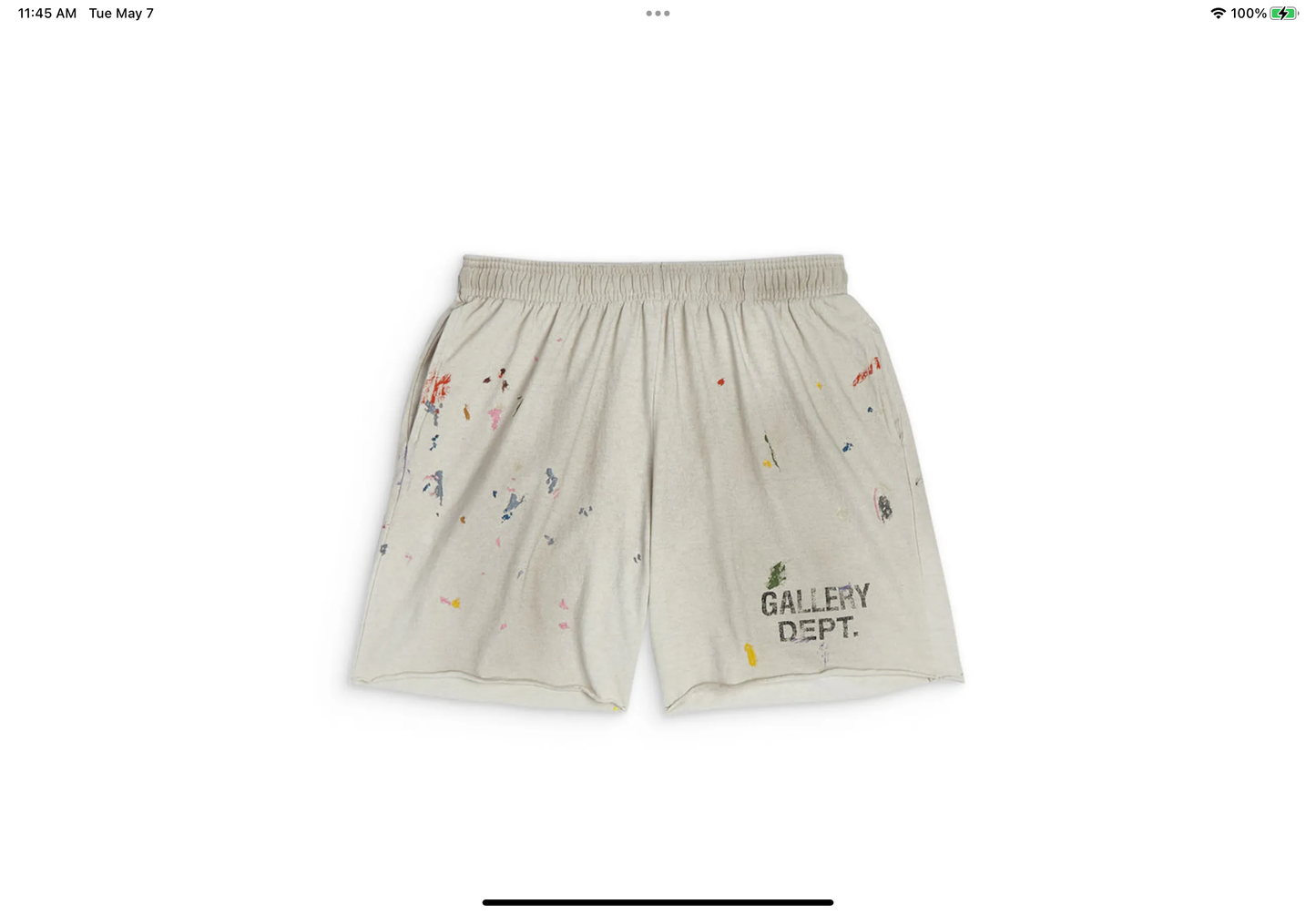 Gallery Dept. Beige shorts