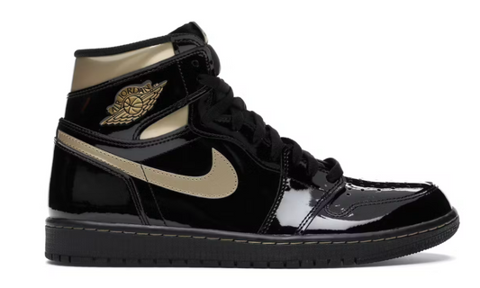 Gold Metallic patent Jordan 1