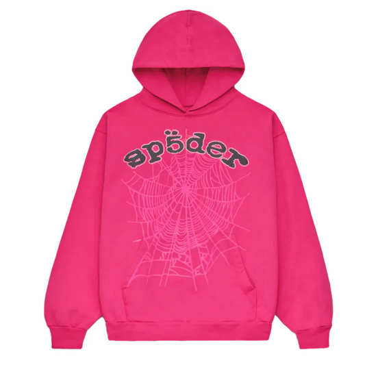 Sp5der Pink Legacy Hoodie