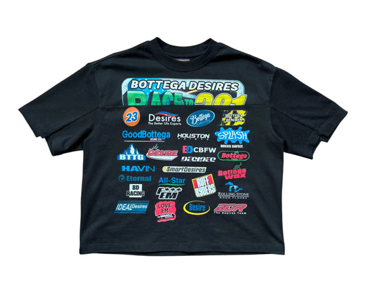 Bottega Desires Race Tee Black