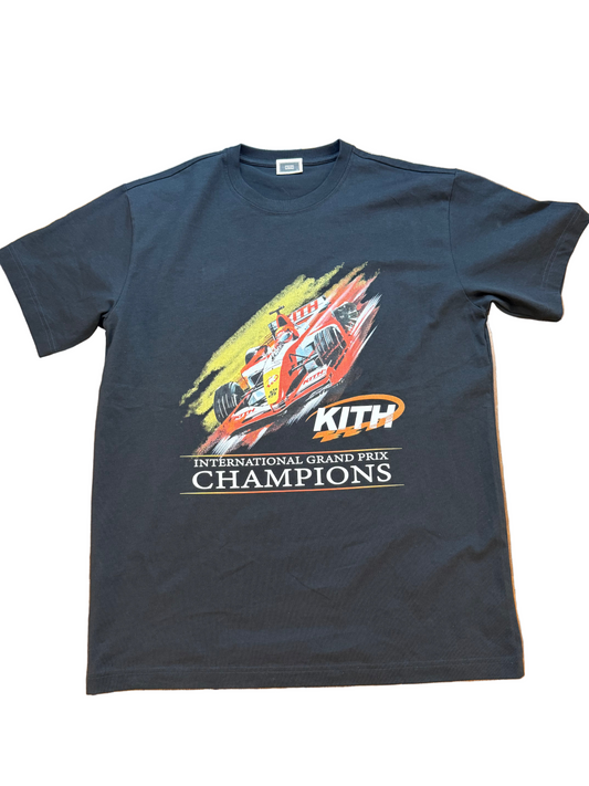 Kith F1 Champion Vintage Tee “Black”