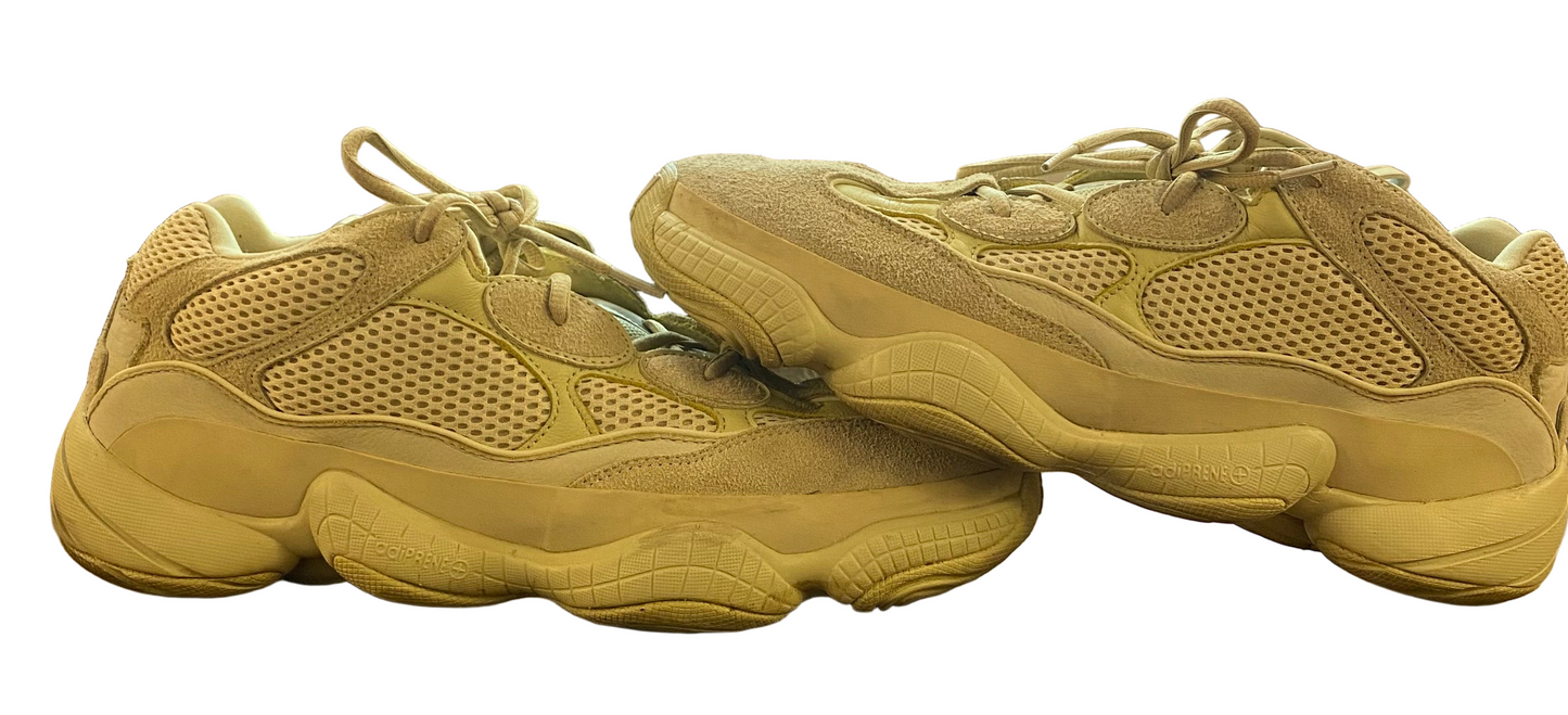 Preowned adidas Yeezy 500 Super Moon Yellow Sz. 12