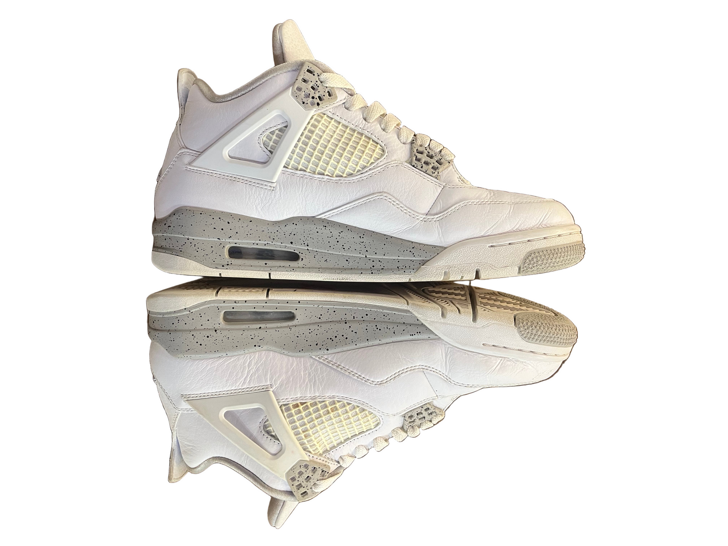 Preowned Jordan 4 Retro White Oreo