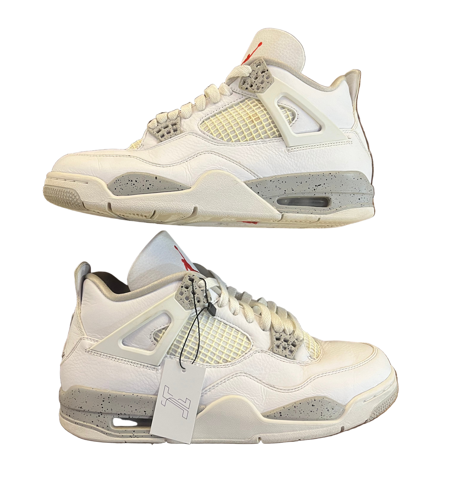 Preowned Jordan 4 Retro White Oreo