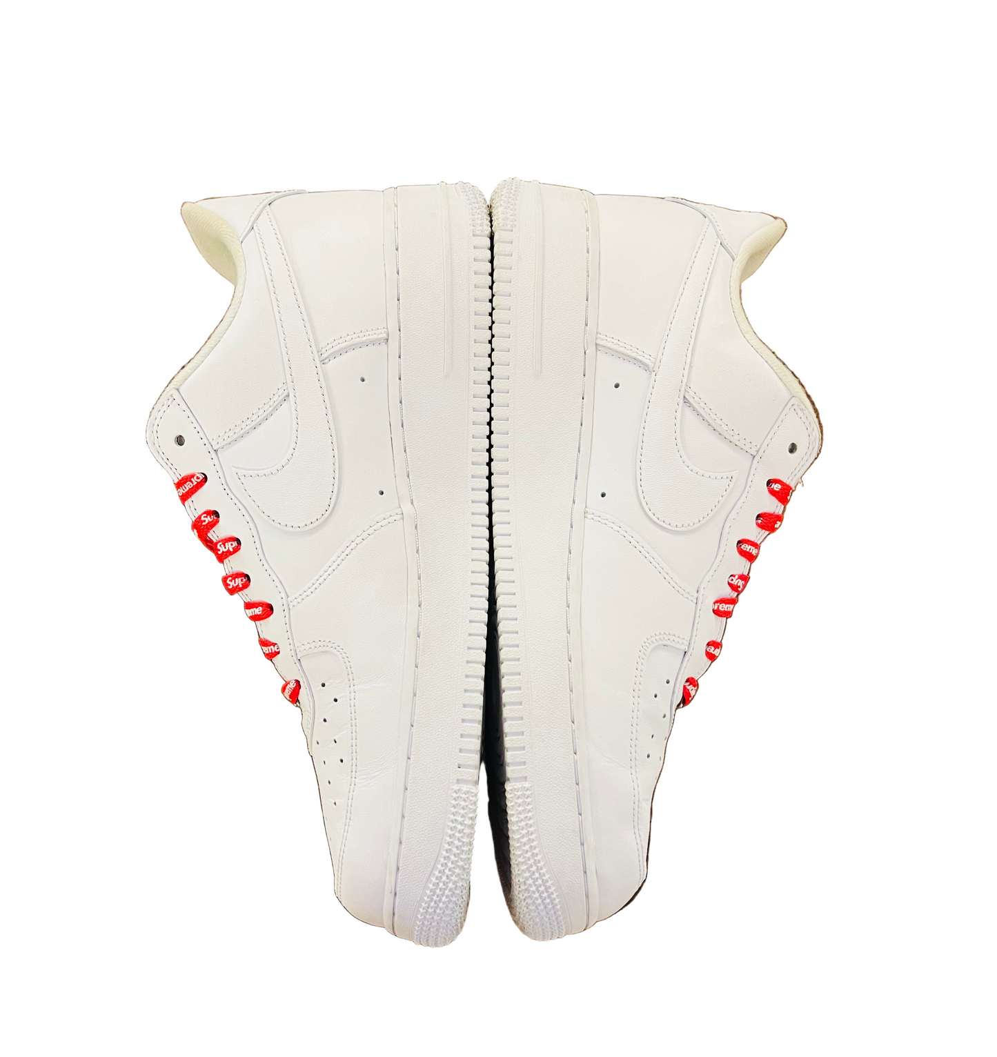 Preowned Nike Air Force 1 Low Supreme White Sz. 11
