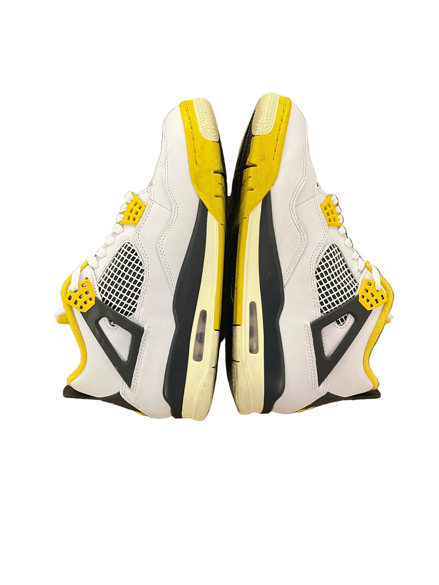 Preowned Jordan 4 Retro Vivid Sulfur (Women's) Sz. 9.5m